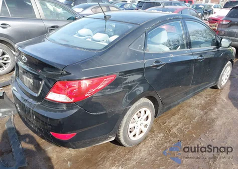 2012 Hyundai Accent Gls z USA, uszkodzony, nr VIN KMHCT4AE1CU187442